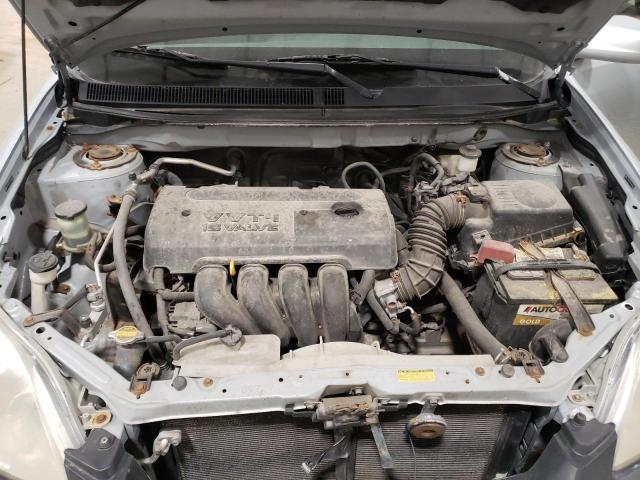 2T1KR32E67C648502 - 2007 TOYOTA COROLLA MA XR SILVER photo 11