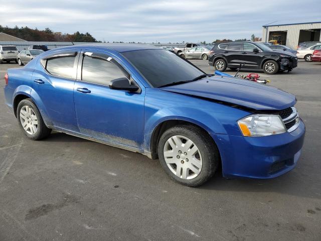 1C3CDZAB5EN126648 - 2014 DODGE AVENGER SE BLUE photo 4