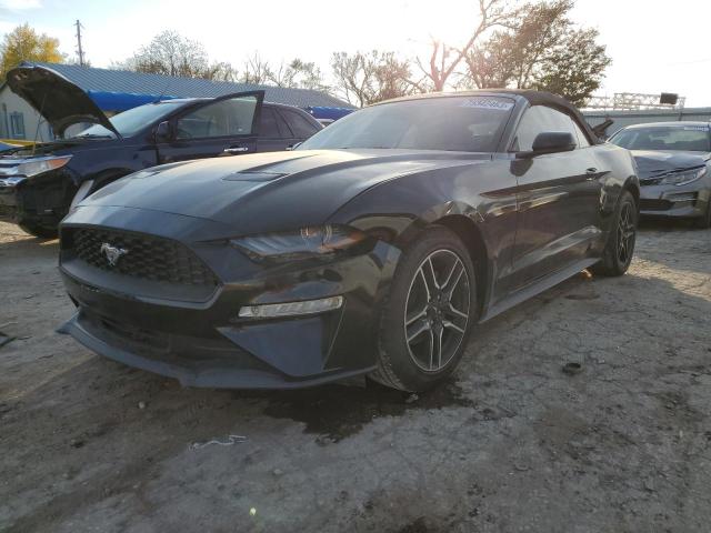 1FATP8UH4J5155622 - 2018 FORD MUSTANG BLACK photo 1