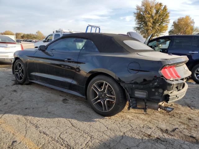 1FATP8UH4J5155622 - 2018 FORD MUSTANG BLACK photo 2