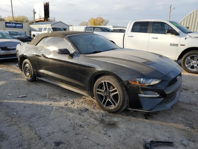 1FATP8UH4J5155622 - 2018 FORD MUSTANG BLACK photo 4