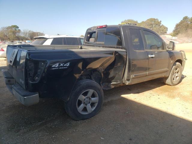 1N6AA06B44N573287 - 2004 NISSAN TITAN XE BLACK photo 3