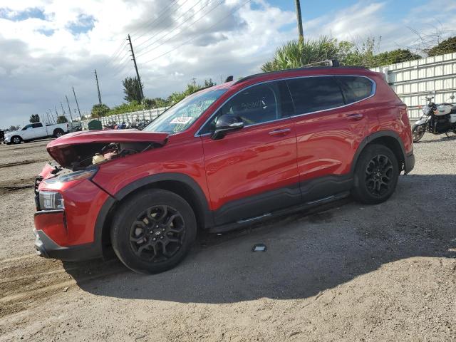 5NMS64AJ8NH398846 - 2022 HYUNDAI SANTA FE SEL RED photo 1