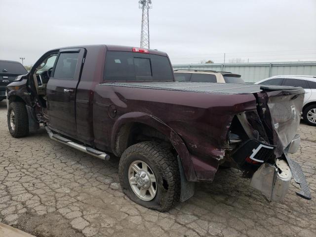 3C6TD5NT7CG179047 - 2012 DODGE RAM 2500 LARAMIE MAROON photo 2