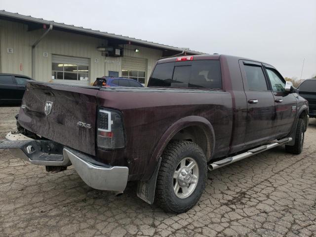 3C6TD5NT7CG179047 - 2012 DODGE RAM 2500 LARAMIE MAROON photo 3