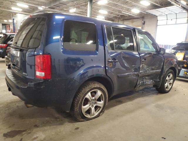 5FNYF4H5XFB042100 - 2015 HONDA PILOT EXL BLUE photo 3