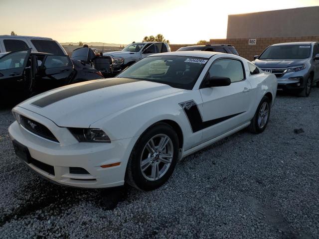 1ZVBP8AM8D5241766 - 2013 FORD MUSTANG WHITE photo 1
