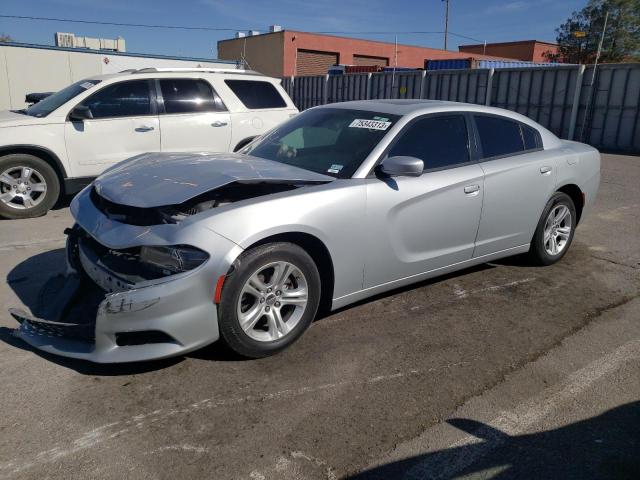 2C3CDXBG6KH695463 - 2019 DODGE CHARGER SXT SILVER photo 1