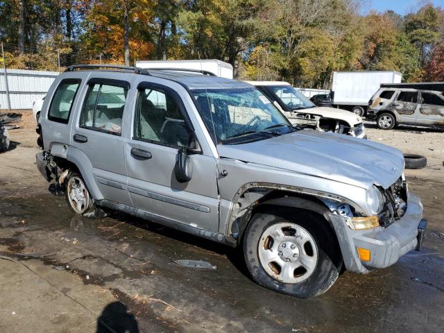 1J4GL48KX5W505500 - 2005 JEEP LIBERTY SPORT SILVER photo 4