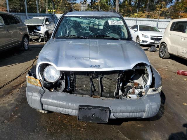 1J4GL48KX5W505500 - 2005 JEEP LIBERTY SPORT SILVER photo 5