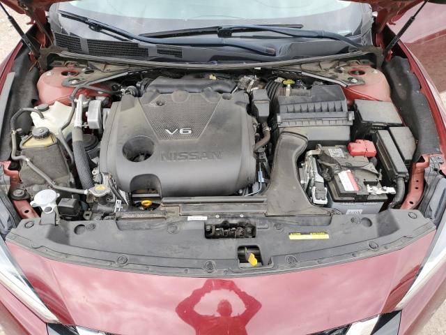 1N4AA6AV3KC365357 - 2019 NISSAN MAXIMA S BURGUNDY photo 11