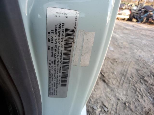 3VWRW3ALXAM004620 - 2010 VOLKSWAGEN NEW BEETLE Blau Foto 12