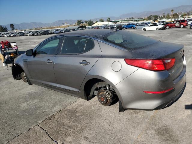 5XXGM4A7XFG501166 - 2015 KIA OPTIMA LX GRAY photo 2