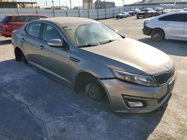 5XXGM4A7XFG501166 - 2015 KIA OPTIMA LX GRAY photo 4