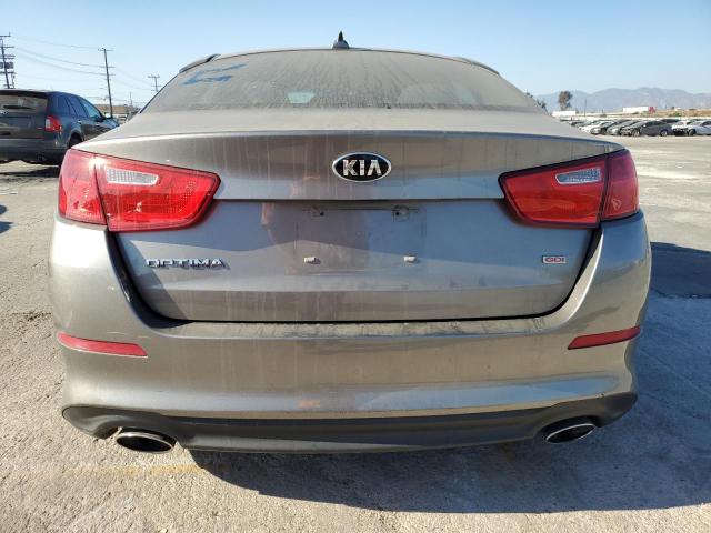 5XXGM4A7XFG501166 - 2015 KIA OPTIMA LX GRAY photo 6