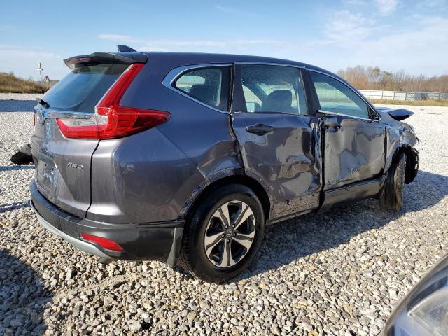 2HKRW6H33KH215062 - 2019 HONDA CR-V LX GRAY photo 3