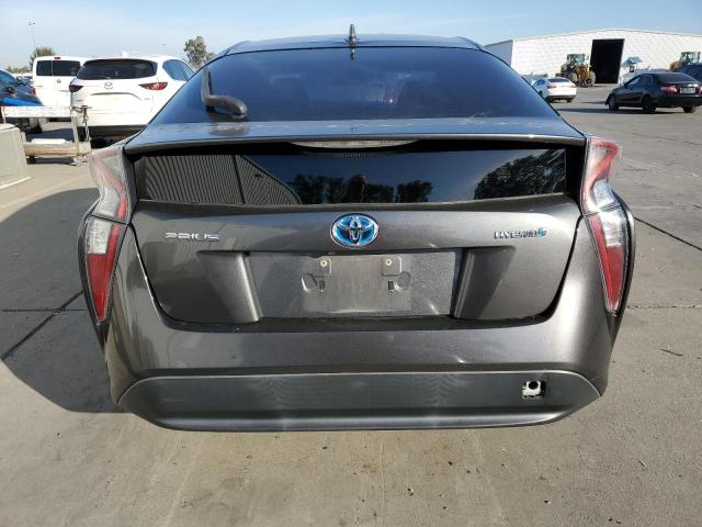 JTDKARFU5G3017650 - 2016 TOYOTA PRIUS CHARCOAL photo 6