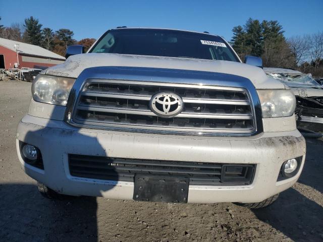 5TDBY67A58S014777 - 2008 TOYOTA SEQUOIA PLATINUM WHITE photo 5