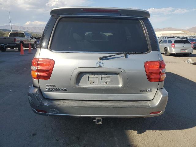 5TDZT38A62S122147 - 2002 TOYOTA SEQUOIA LIMITED GRAY photo 6