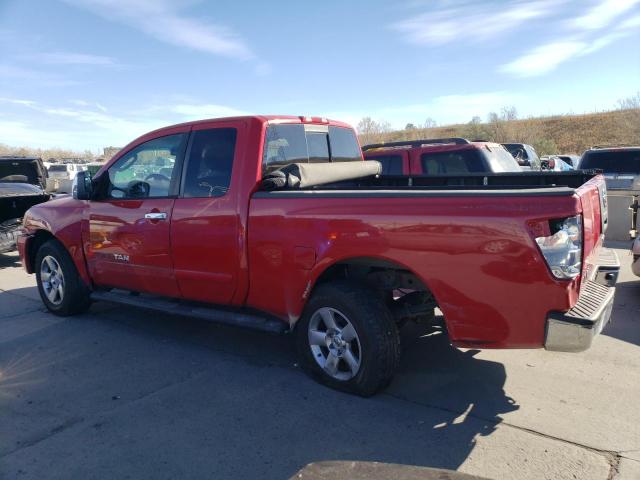 1N6BA06B37N211282 - 2007 NISSAN TITAN XE RED photo 2