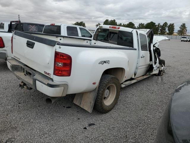 1GT426C82DF151165 - 2013 GMC SIERRA K3500 DENALI WHITE photo 3