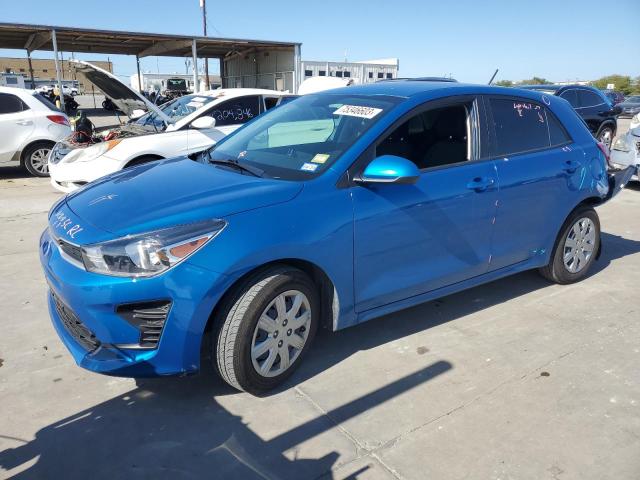 3KPA25ADXNE472590 - 2022 KIA RIO S BLUE photo 1