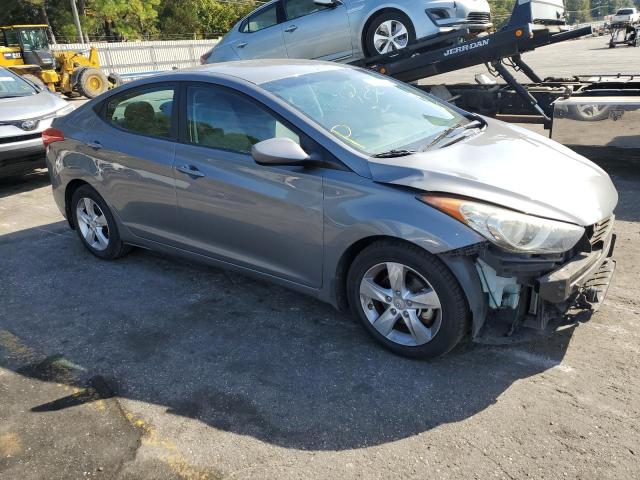 5NPDH4AEXDH284466 - 2013 HYUNDAI ELANTRA GLS GRAY photo 4