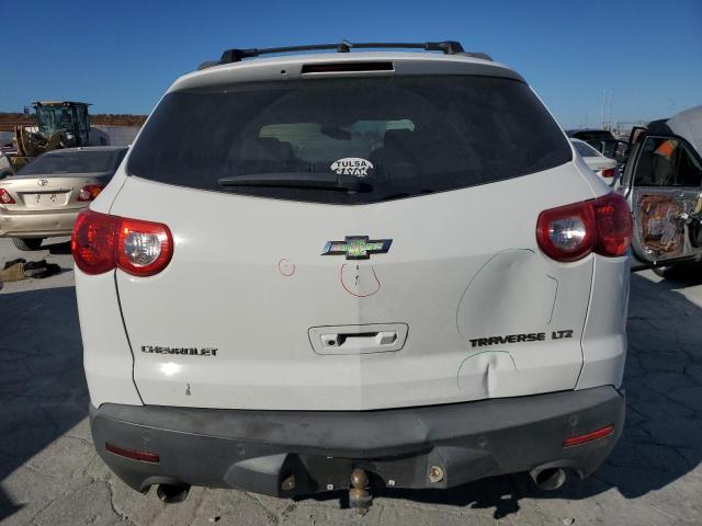 1GNLRHED1AS110856 - 2010 CHEVROLET TRAVERSE LTZ WHITE photo 6