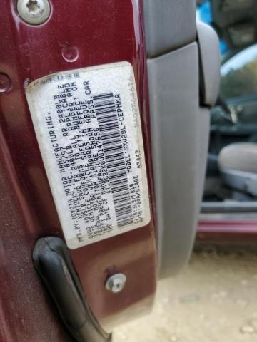 4T1BG22K0VU147686 - 1997 TOYOTA CAMRY CE BURGUNDY photo 13