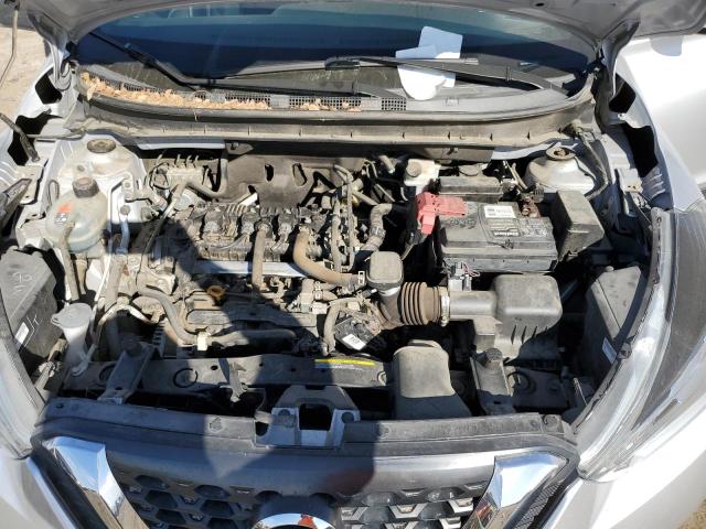 3N1CP5CU3KL541749 - 2019 NISSAN KICKS S SILVER photo 11