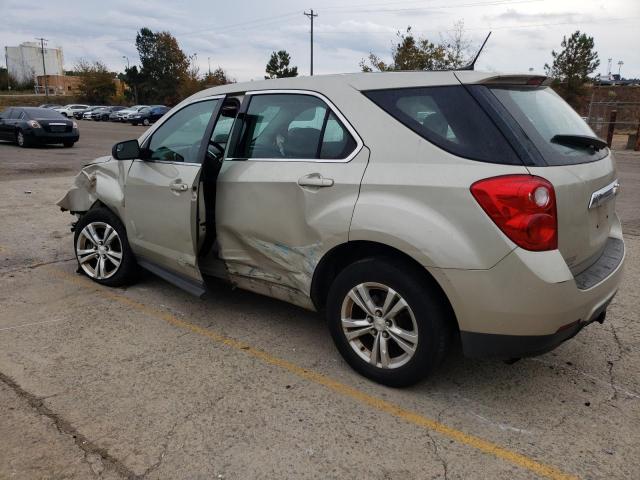 2GNALBEK0D6200835 - 2013 CHEVROLET EQUINOX LS GOLD photo 2