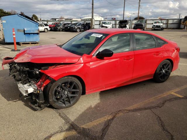 2HGFE2F59PH529058 - 2023 HONDA CIVIC SPORT წითელი ფოტო 1