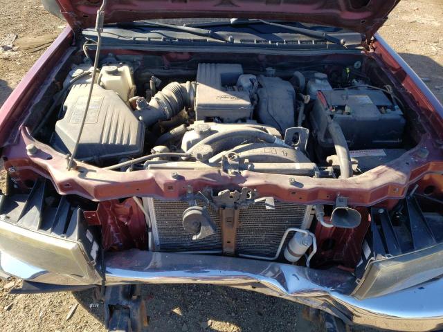 1GTDT13E578197099 - 2007 GMC CANYON MAROON photo 11