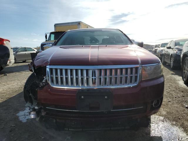 3LNHM28T57R625503 - 2007 LINCOLN MKZ MAROON photo 5