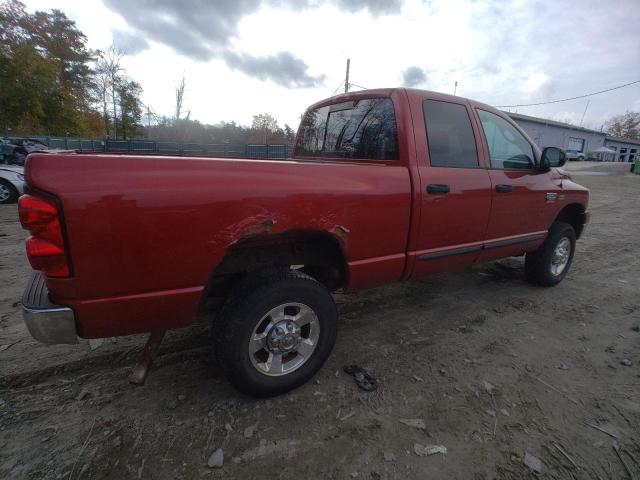 1D7KS28D57J556286 - 2007 DODGE RAM 2500 ST RED photo 3