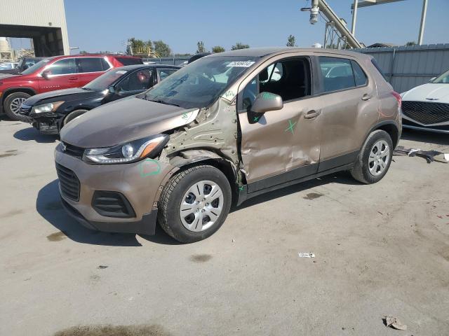 3GNCJKSB5JL370859 - 2018 CHEVROLET TRAX LS TAN photo 1