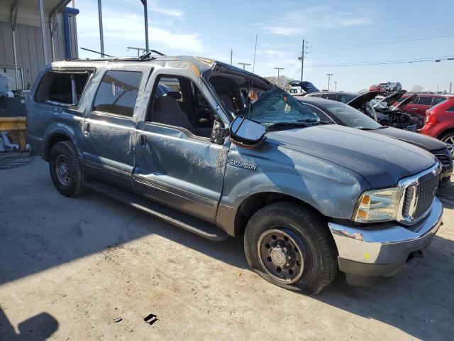 1FMNU40L91EB87122 - 2001 FORD EXCURSION XLT GRAY photo 4