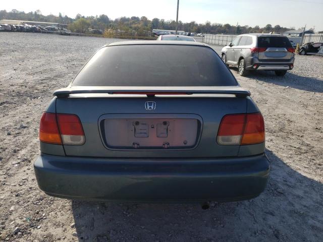 1HGEJ6622WL027434 - 1998 HONDA CIVIC DX BLUE photo 6