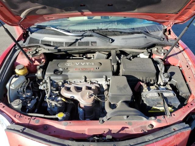 4T4BE46K98R016066 - 2008 TOYOTA CAMRY CE RED photo 11