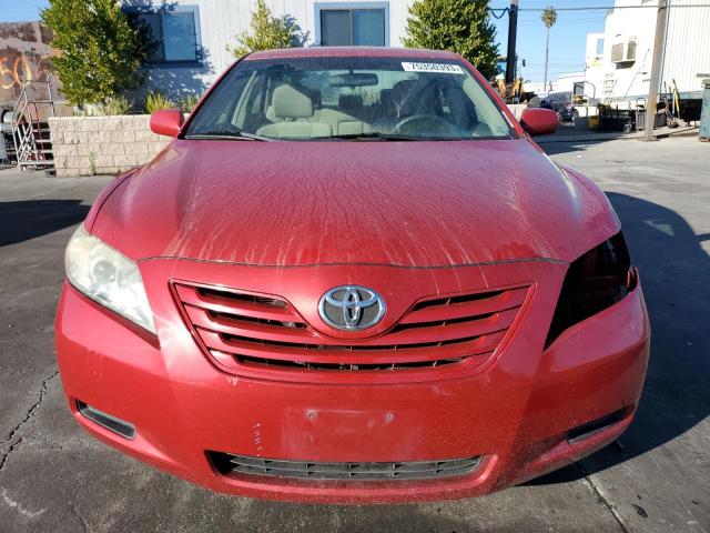 4T4BE46K98R016066 - 2008 TOYOTA CAMRY CE RED photo 5
