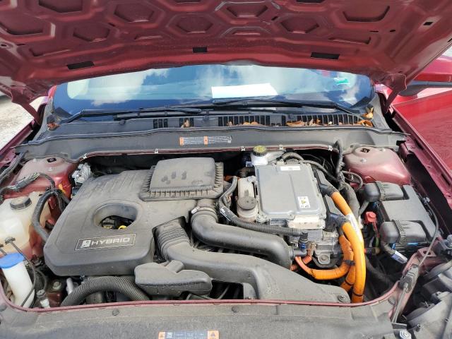 3FA6P0LU7KR262692 - 2019 FORD FUSION SE RED photo 11