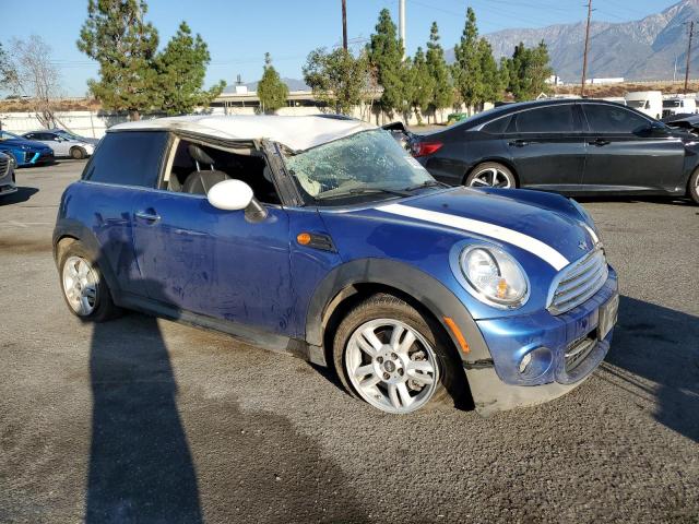 WMWSU3C58DT678633 - 2013 MINI COOPER BLUE photo 4