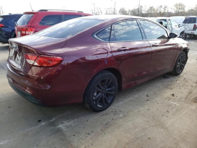 1C3CCCFB8GN182658 - 2016 CHRYSLER 200 LX BURGUNDY photo 3