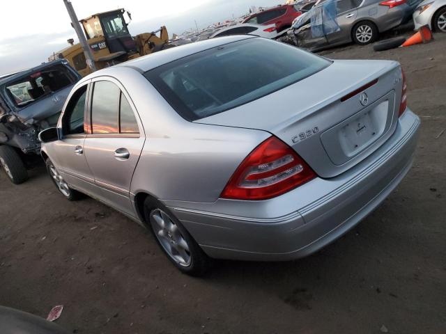 WDBRF84J13F357551 - 2003 MERCEDES-BENZ C 320 4MATIC SILVER photo 2