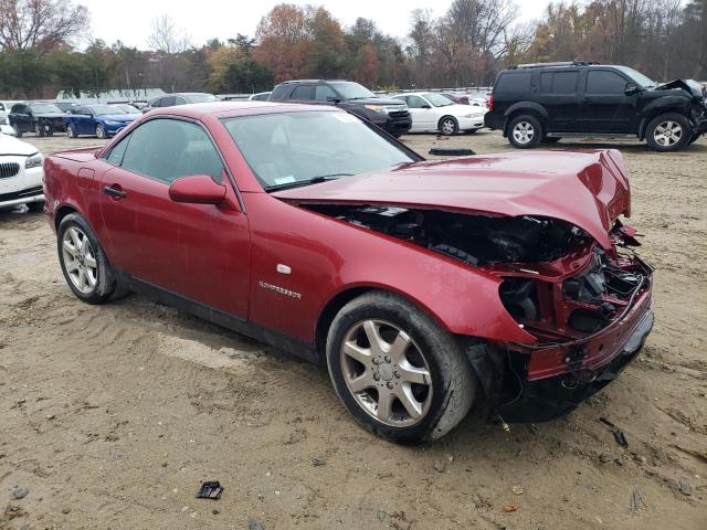 WDBKK47F2XF114883 - 1999 MERCEDES-BENZ SLK 230 KOMPRESSOR RED photo 4