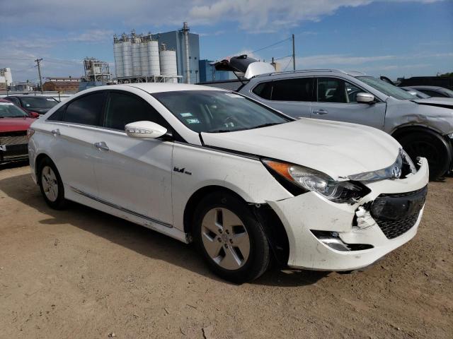 KMHEC4A48CA060169 - 2012 HYUNDAI SONATA HYBRID WHITE photo 4