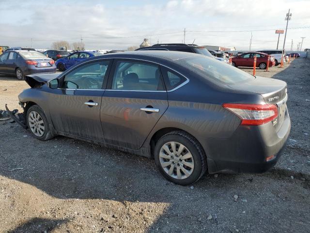 3N1AB7AP2EY236474 - 2014 NISSAN SENTRA S CHARCOAL photo 2