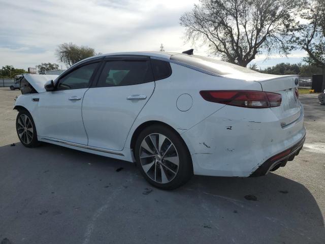 5XXGV4L28GG014581 - 2016 KIA OPTIMA SXL WHITE photo 2