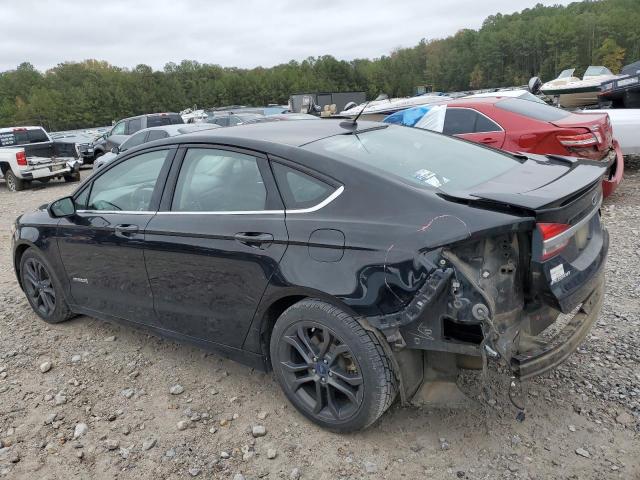 3FA6P0LU4JR116751 - 2018 FORD FUSION SE HYBRID BLACK photo 2