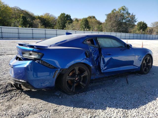 1G1FH1R77J0106271 - 2018 CHEVROLET CAMARO SS BLUE photo 3